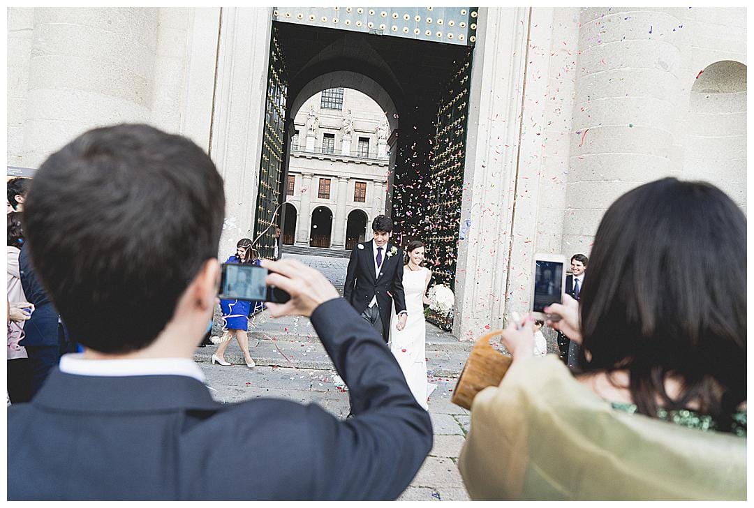 fotos boda monasterio del Escorial